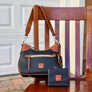 Dooney & Bourke Hobo Bag and Wallet Bundle